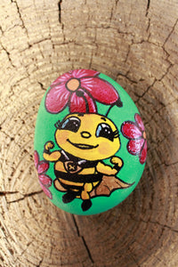 Bee Painted Rock
