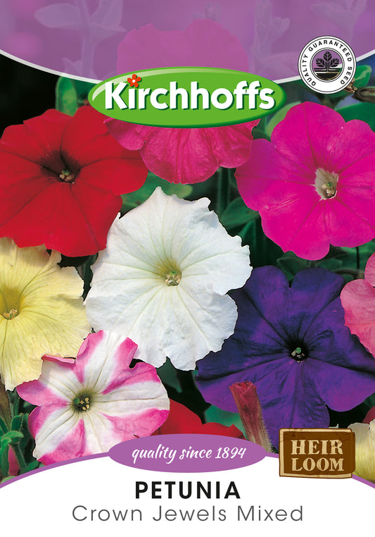 Petunia Crown Jewels Mix Seeds