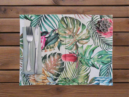 Place mat Plant print