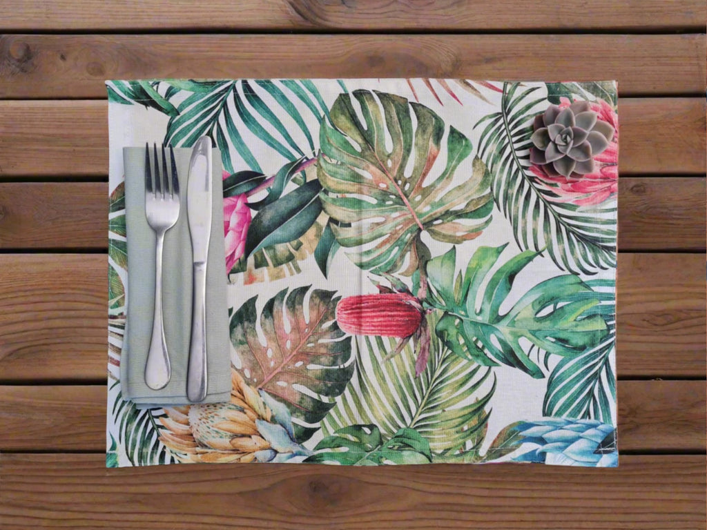 Place mat Plant print