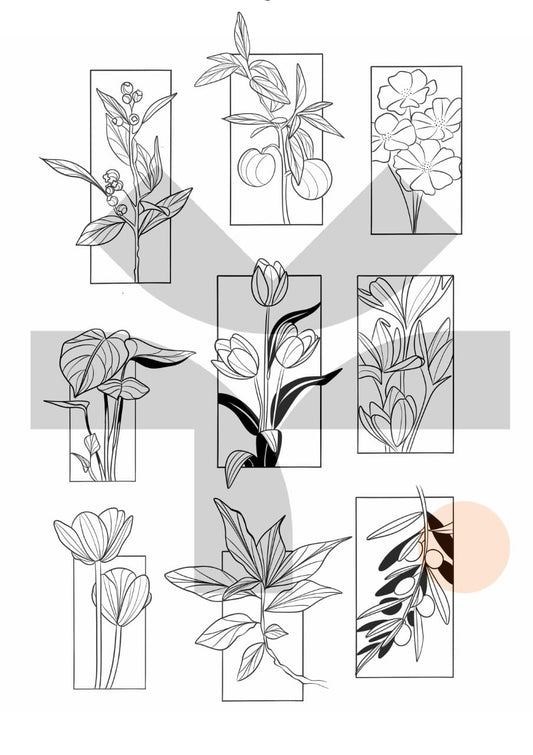 Plant Flash Tattoo