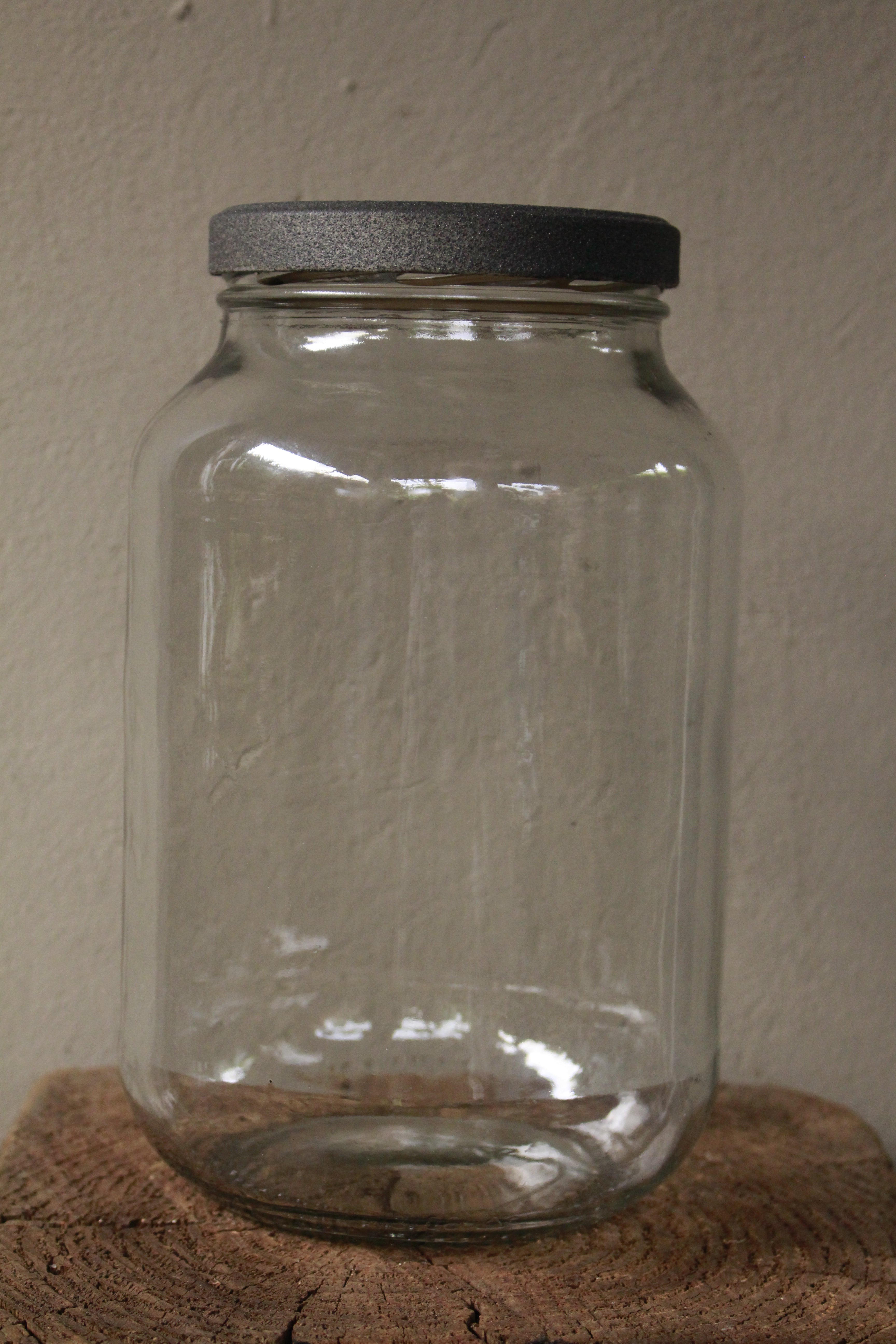 Glass storage 3L jar with lid